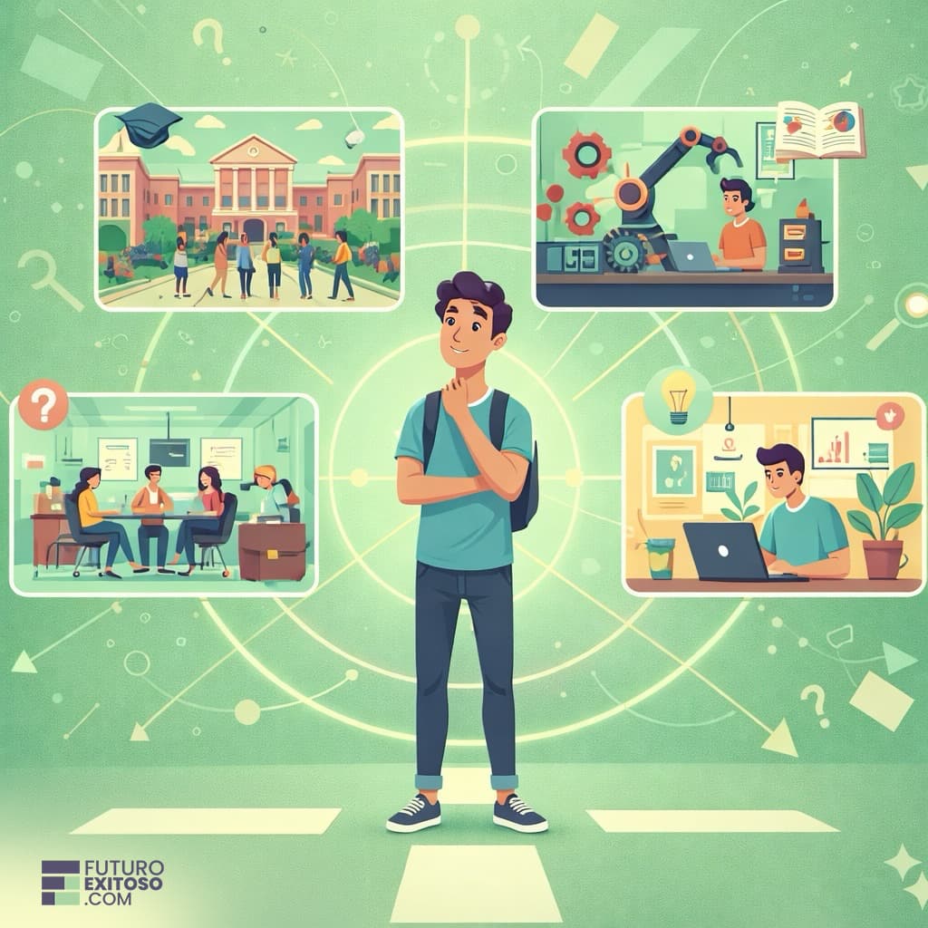 Imagen del artículo: Demasiados caminos vocacionales, una decisión: claves para comparar opciones sin perderte en el intento